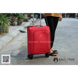 Vali GLOSSY DIAMOND dù siêu nhẹ D688 - Hồng - Size 20/24 ( hàng thanh lý có thể có vết bẩn nhe)