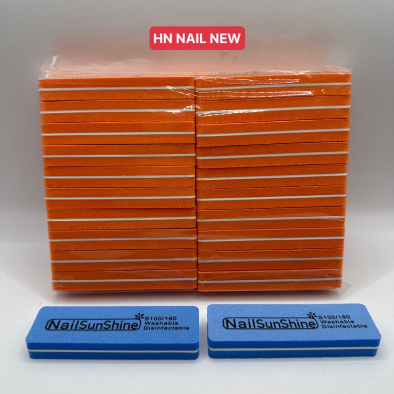 Phào ngắn chữ nhật sunshine chà móng tay bịch 20 cây , bufer HN NAIL NEW