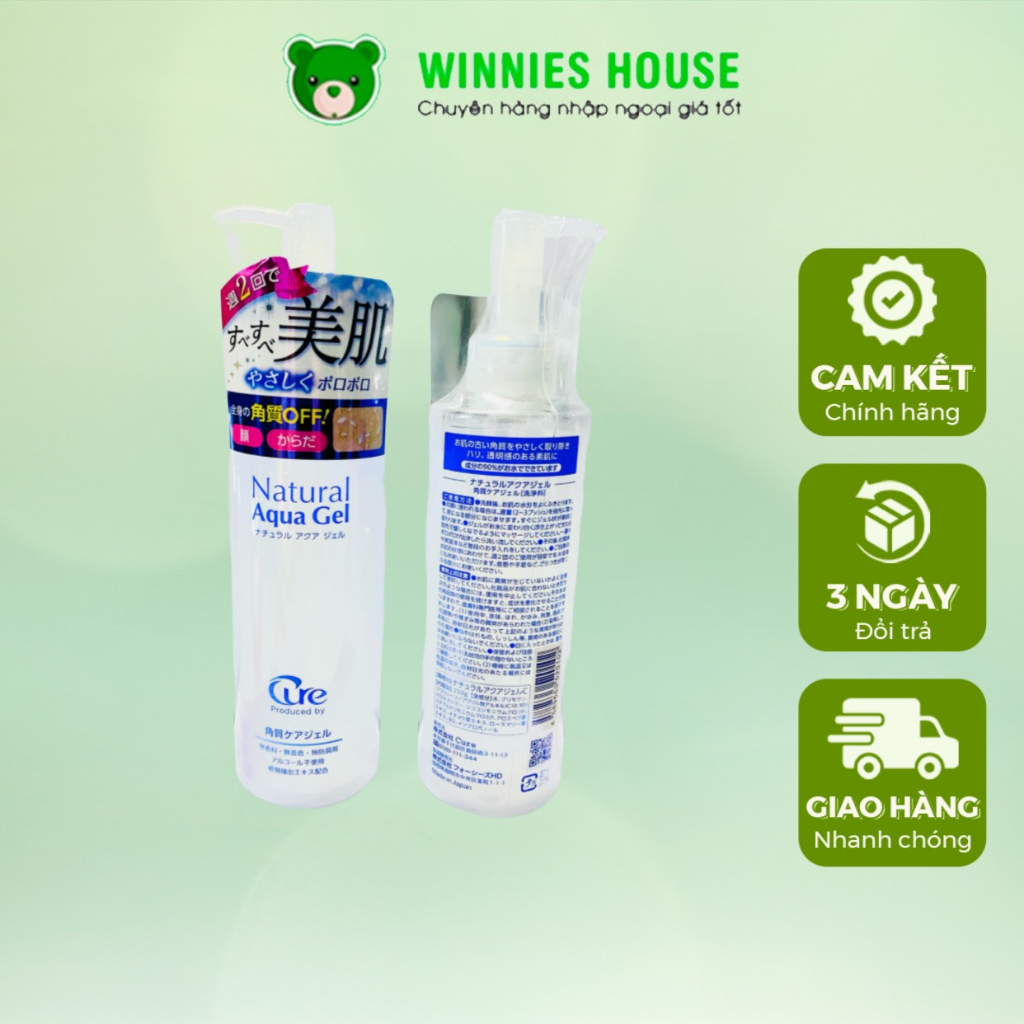Tẩy tế bào chết CURE Natural Aqua Gel 250gr