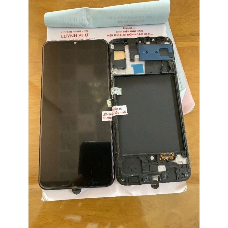 Màn hình samsung A30S zin khung,oled 2ic khung
