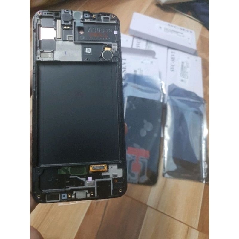 Màn hình samsung A30S zin khung,oled 2ic khung