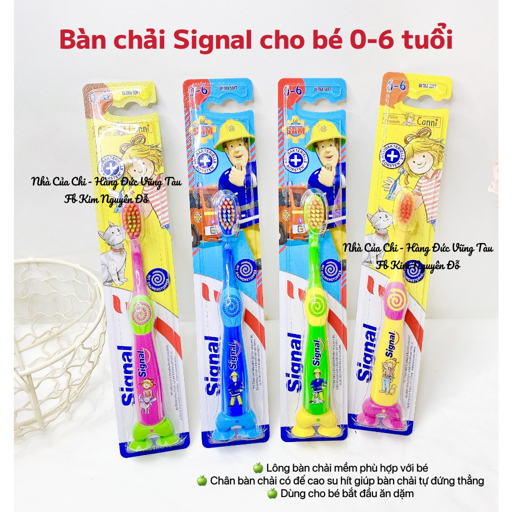 Bàn chải cho bé Signal 0-6 tuổi- hàng Đức- Nhà Của Chi