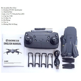Flycam E58 wifi, camera 4K, tặng túi đựng ( có thể độ lên pin 1200mah)