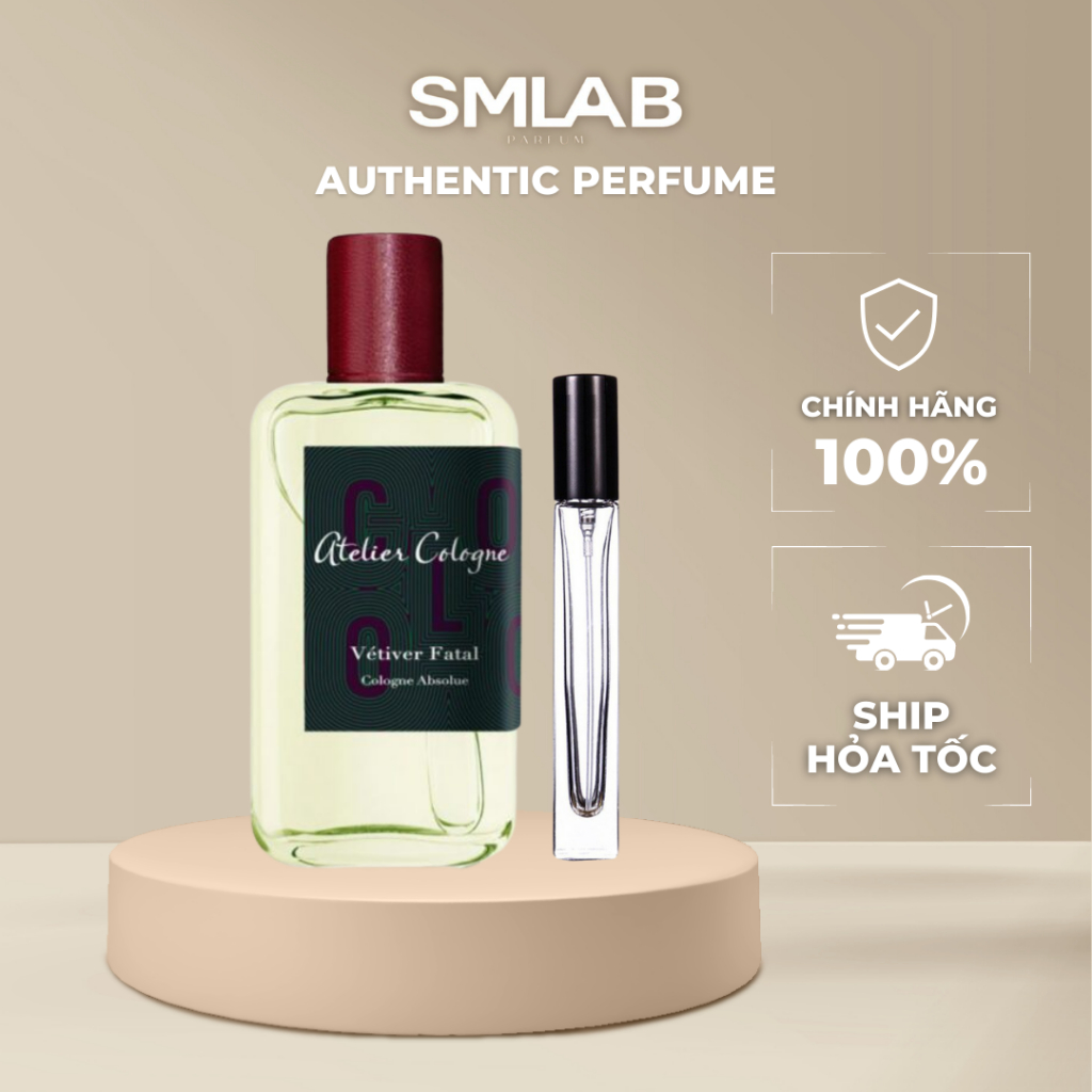 Nước hoa unisex ATELIER COLOGNE VETIVER FANTAL dung tích 10ml ⚡HÀNG CHÍNH HÃNG⚡