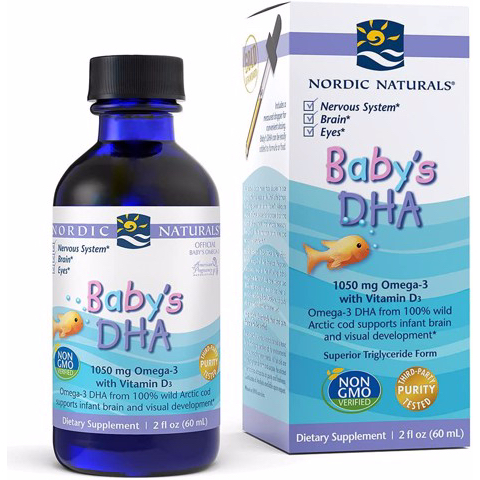 Siro bổ sung Omega 3, Vitamin D3 phát triển trí não cho bé sơ sinh