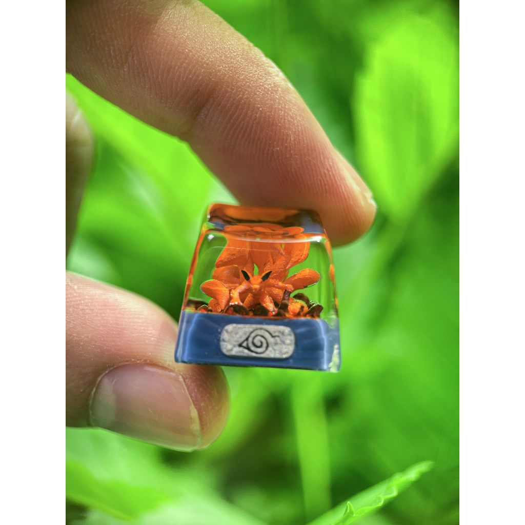 Kurama Keycap dành cho bàn phím cơ và fan của Naruto, Naruto Keycap cho wibu
