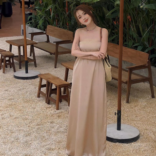 Đầm cup ngực suông trơn basic mẫu mới L1 - TKCC Bageo