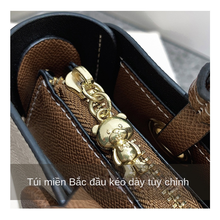 2023 túi xách nữ Bill bear, hình chữ thập, túi đeo chéo nữ, túi đeo vai, dung tích lớn