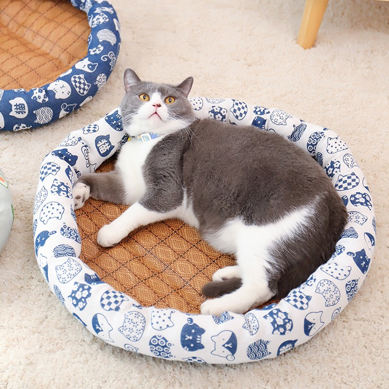 Thảm Mát Chiếu Điều Hòa cho chó mèo nhiều màu sắc hình dáng chất lượng