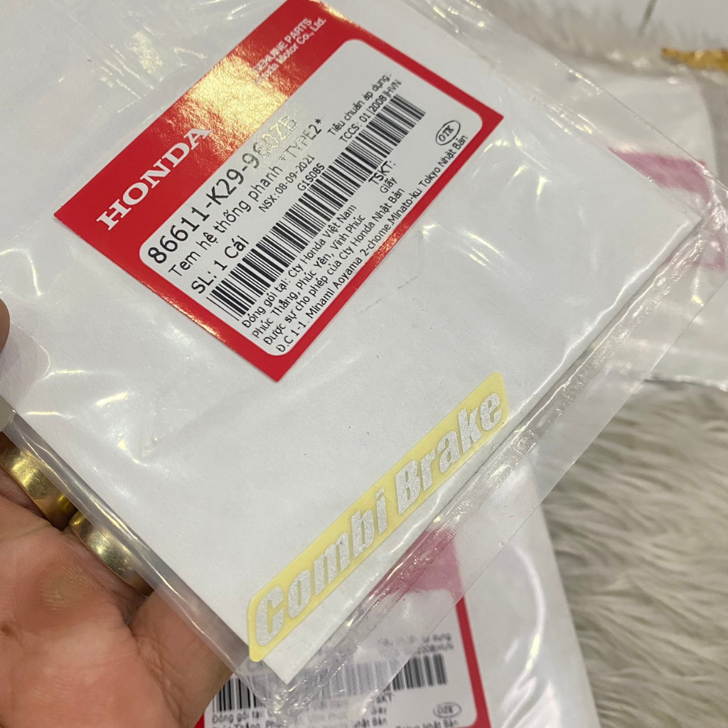 Tem hệ thống phanh Combi Brake Honda