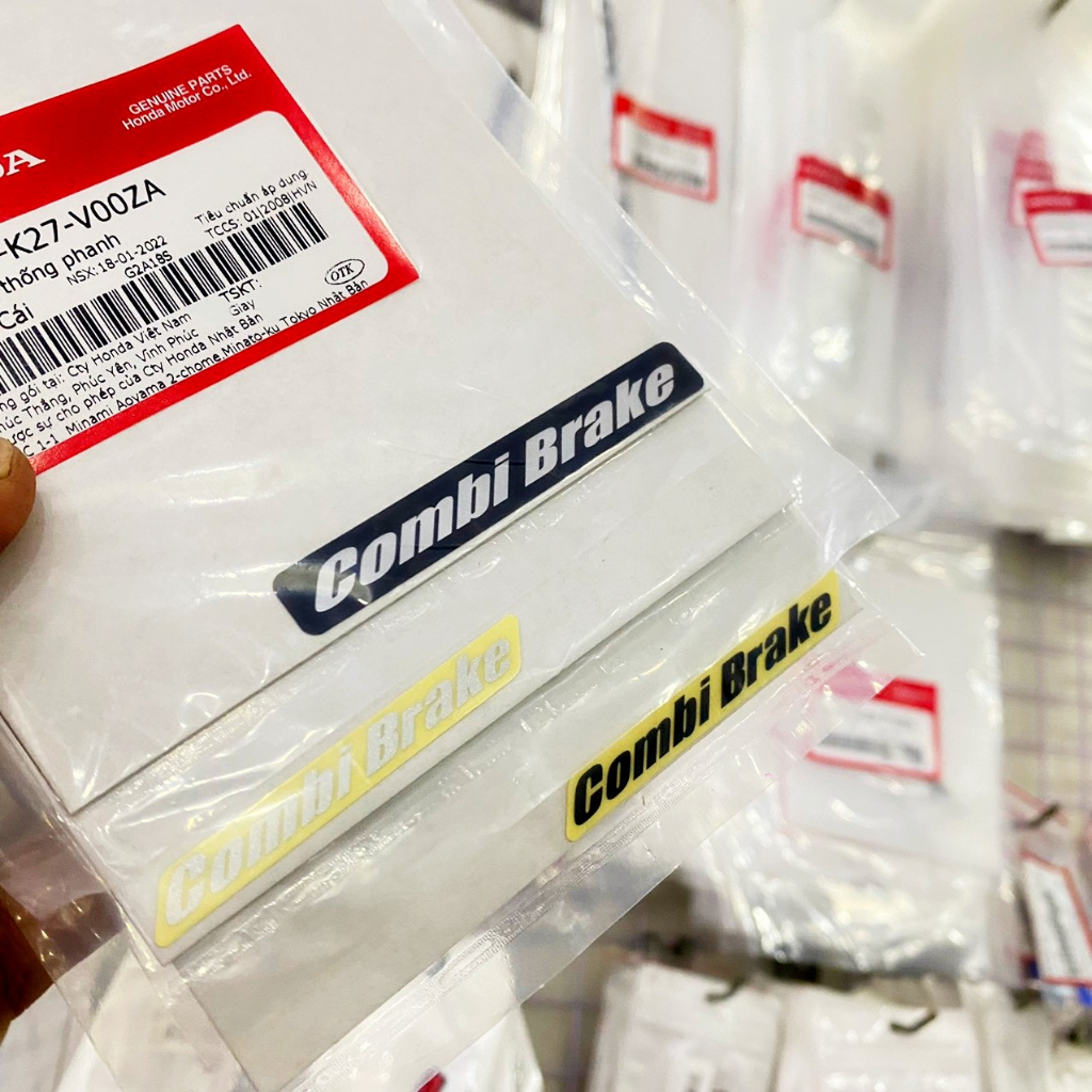 Tem hệ thống phanh Combi Brake Honda