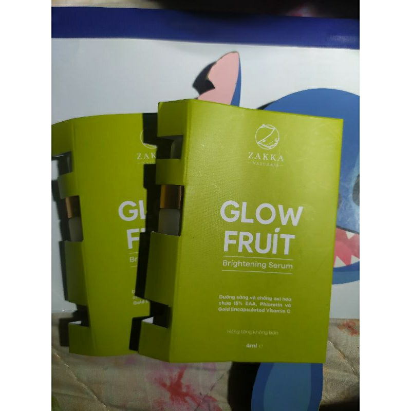 Combo 2 Sample Serum Vitamin C Zakka Glow Fruit Brightening