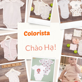 Áo chip cộc tay Colorista cực xinh cho bé