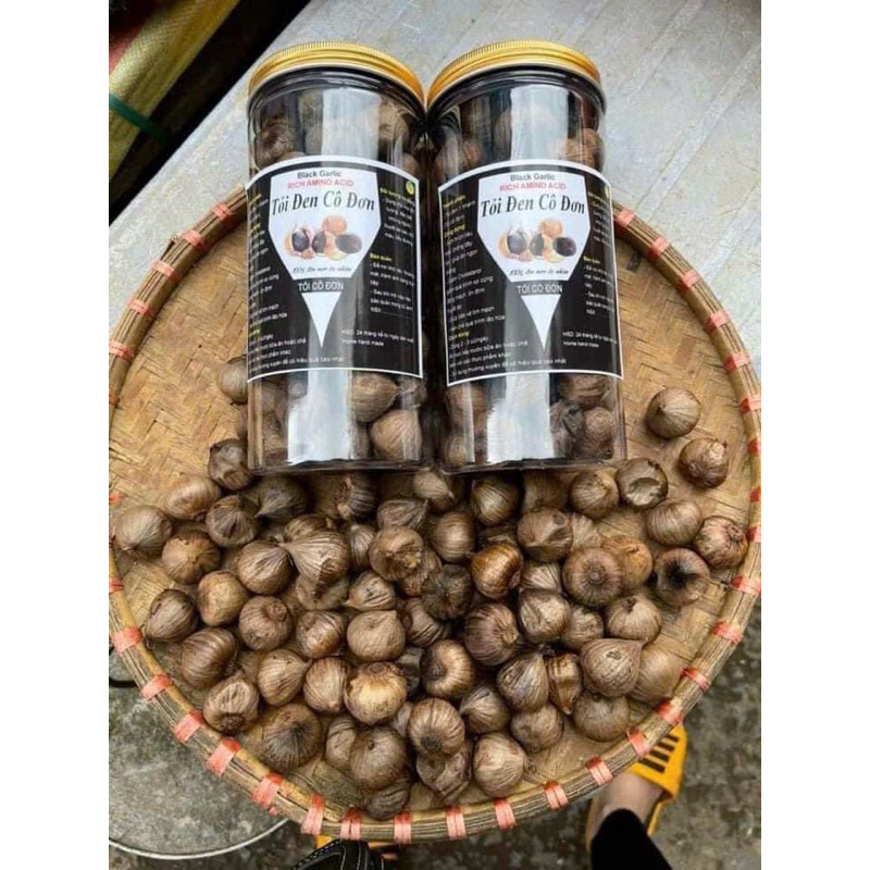 1Kg = 2 Hộp Tỏi đen cô đơnnhà làm cực ngon,không hăng,lên men tự nhiên
