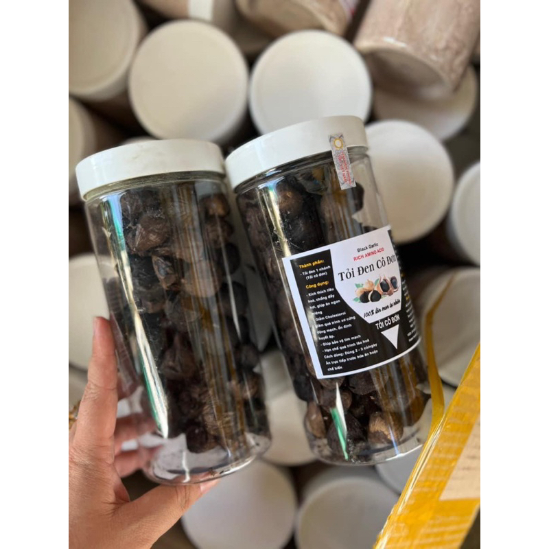 1Kg = 2 Hộp Tỏi đen cô đơnnhà làm cực ngon,không hăng,lên men tự nhiên