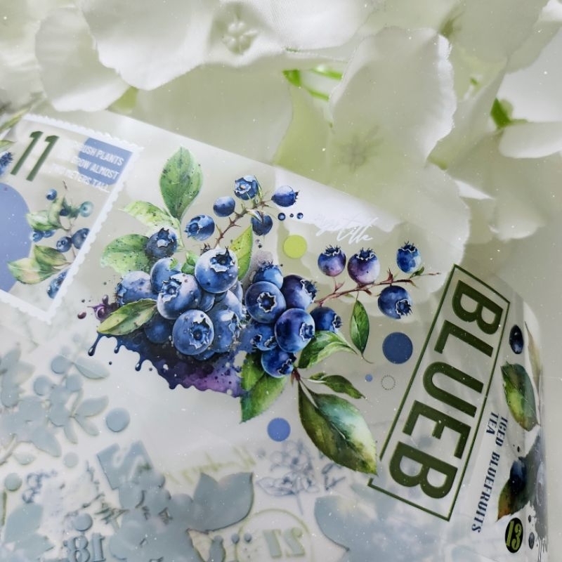 𝓚𝓻𝓲𝓼𝓷𝓪.𝓻𝓸𝓸𝓶 ♡ DTB studio- Chu kì 70cm cuộn băng dán hình quả "𝑩𝒍𝒖𝒆𝒃𝒆𝒓𝒓𝒚 𝒎𝒊𝒅𝒔𝒖𝒎𝒎𝒆𝒓"