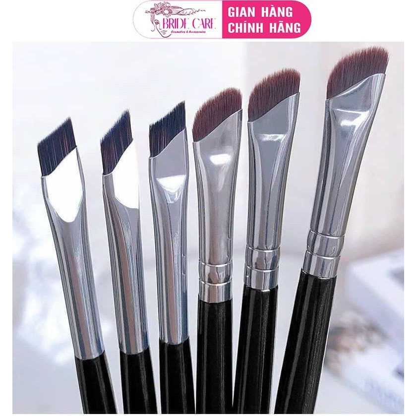 Cọ kẻ mắt cọ eyeliner hình liềm vát chéo siêu mềm mảnh