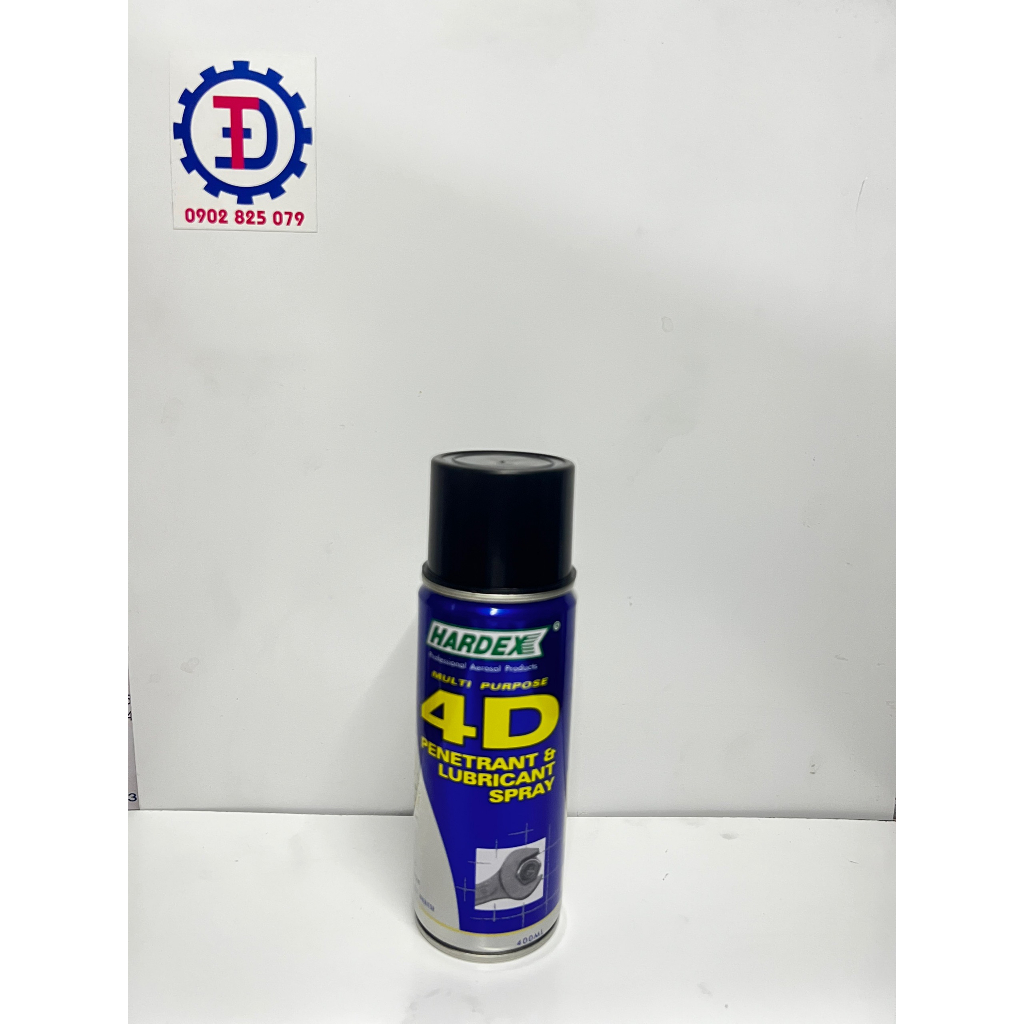 Chai xịt bôi trơn, chống rỉ sét đa dụng Hardex 4D - 400ml
