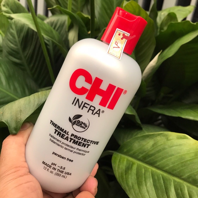 Dầu xả CHI Infra xám cho tóc khô hư tổn 355ml