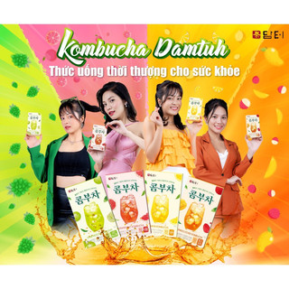 Trà kombucha damtuh hàn quốc , hộp 10 gói