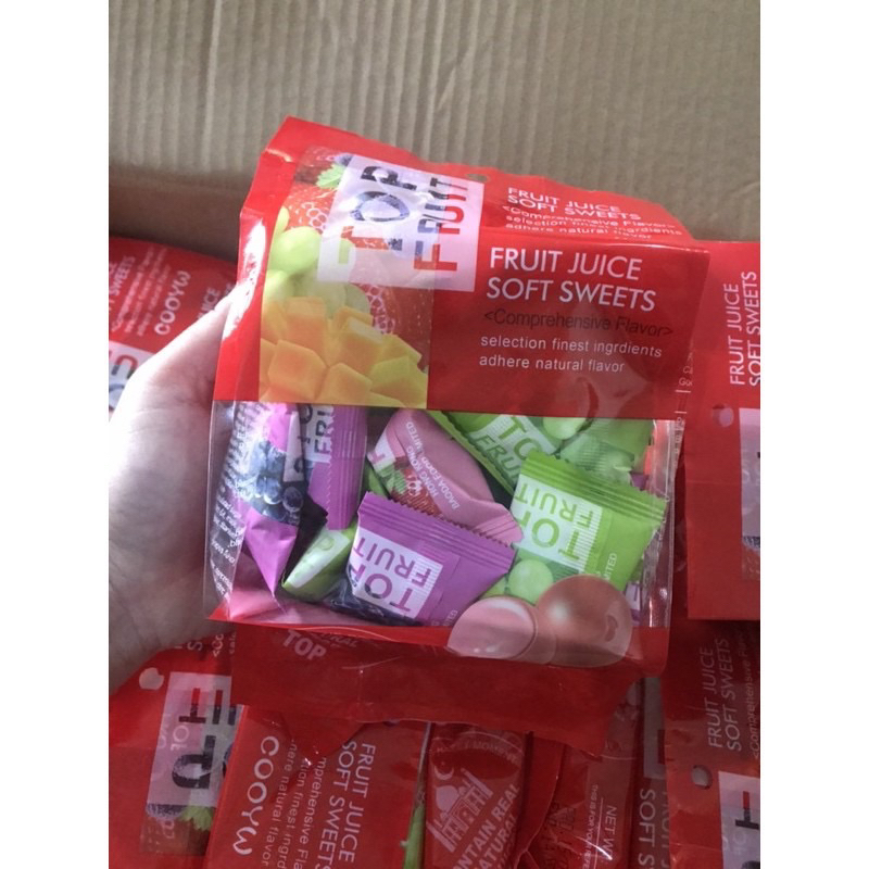 Kẹo dẻo trái cây Top Fruit Túi 320G