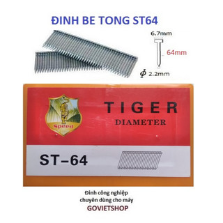 Đinh bắn bê tông ST64 Tiger hộp 646 cây đinh ghim St64