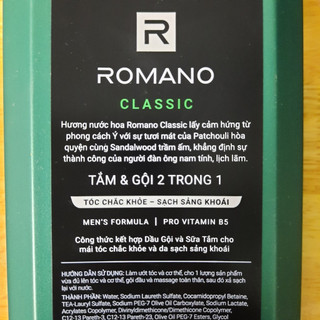 ROMANO 900g - BACH HOA HV