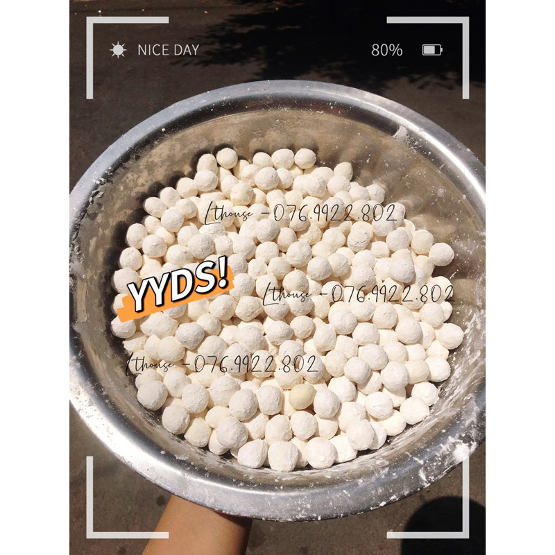 1K - 1 viên TRÂN CHÂU PHÔ MAI TOPPING TRÀ SỮA