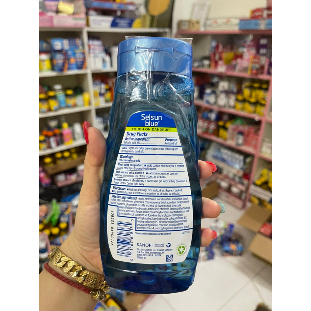 Dầu gội Sạch Gàu Selsun Blue - Mỹ