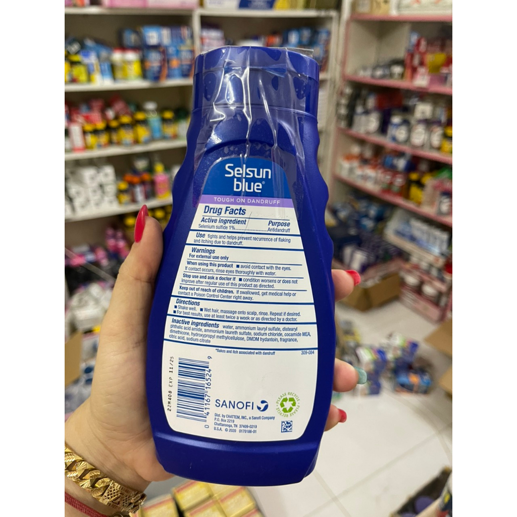 Dầu gội Sạch Gàu Selsun Blue - Mỹ