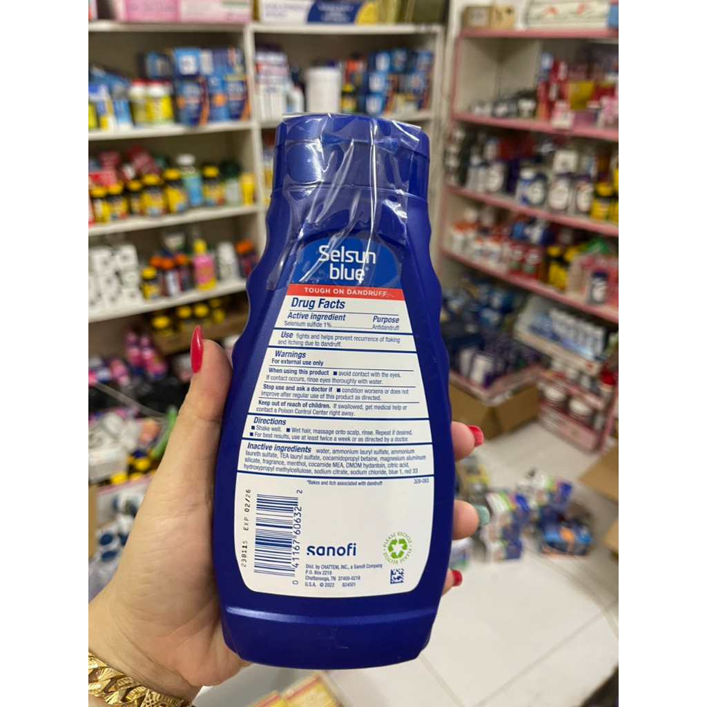 Dầu gội Sạch Gàu Selsun Blue - Mỹ