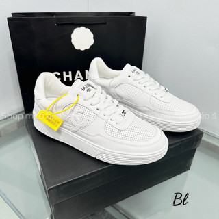 Giày thể thao cn trắng pha lưới tag logo basic fullbox