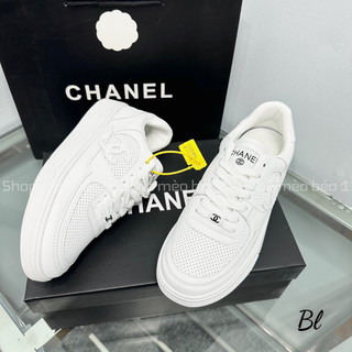Giày thể thao cn trắng pha lưới tag logo basic fullbox