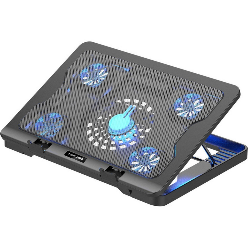 Đế Laptop Tản Nhiệt Laptop MiKuSo 5 Fan Có Led 2 Cổng USB