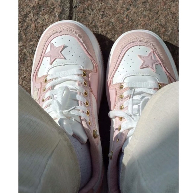 Giày thể thao độn đế HUANQIU cao cấp chính hãng, giày bánh mì nâng chiều cao cho nữ 3.7cm