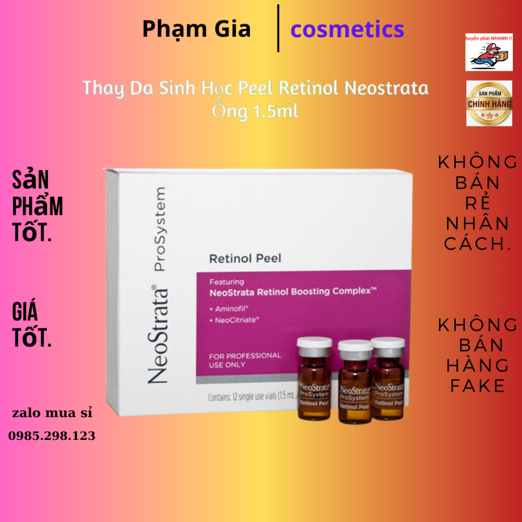 Thay Da Sinh Học Peel Retinol Neostrata Ống 1.5ml