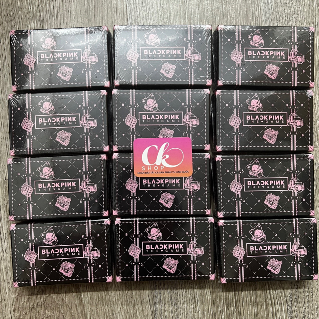 Bộ ảnh chơi game BLACKPINK - THE GIRLS the game card