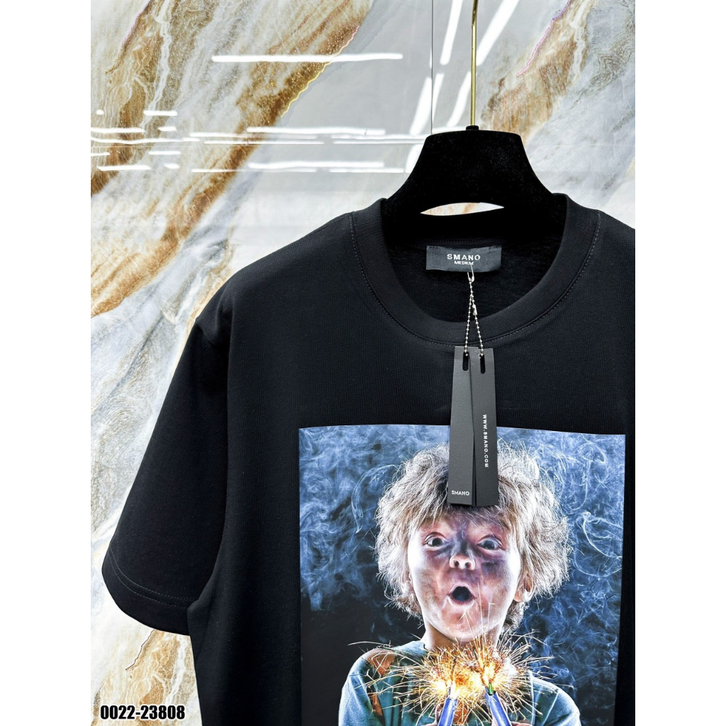 [BOX SMANO] Áo Phông Nam Nữ SMANO In Hình Trước Ngực Siêu Cutee In Chữ Sau Lưng