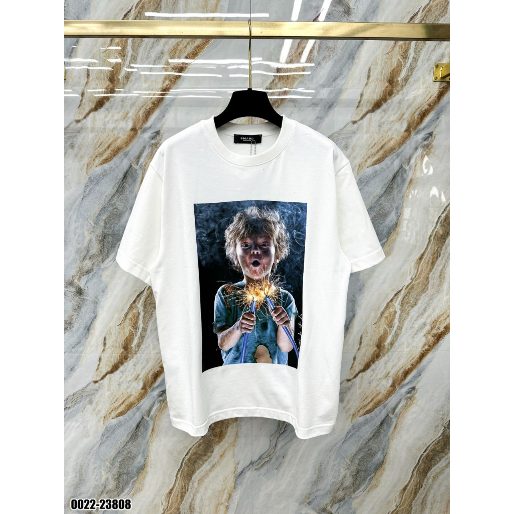 [BOX SMANO] Áo Phông Nam Nữ SMANO In Hình Trước Ngực Siêu Cutee In Chữ Sau Lưng