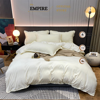 Bộ chăn ga gối đệm nệm set 4 món cotton tici EMPIRE cao cấp bo chun drap giường - Bình Châu Bedding & Decor