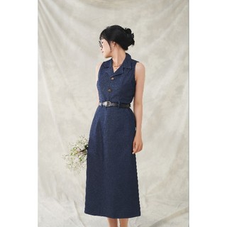 Đầm oneday denim kèm belt