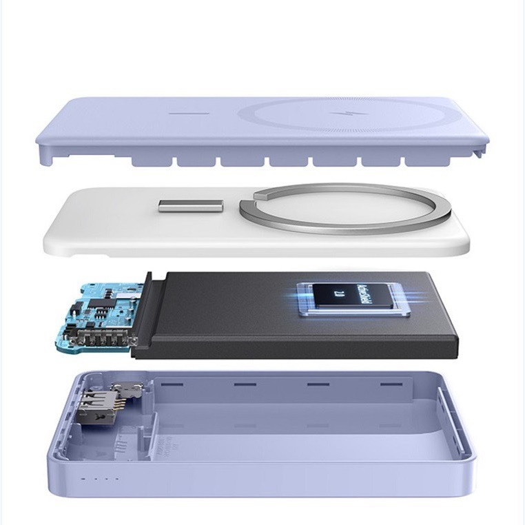 Sạc Dự Phòng Không Dây Từ Tính Anker 334 A1642 PD 20W 10000mAh,Cho 12/13/14 Series,Sạc ,Sạc Có Dây vv.....