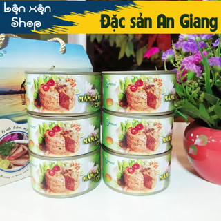 [ĐẶC SẢN AN GIANG] Combo 1 lốc 6 lon Mắm cá linh chưng thịt & trứng hương vị quê nhà hiệu Anteco - Hạn sử dụng 24 tháng