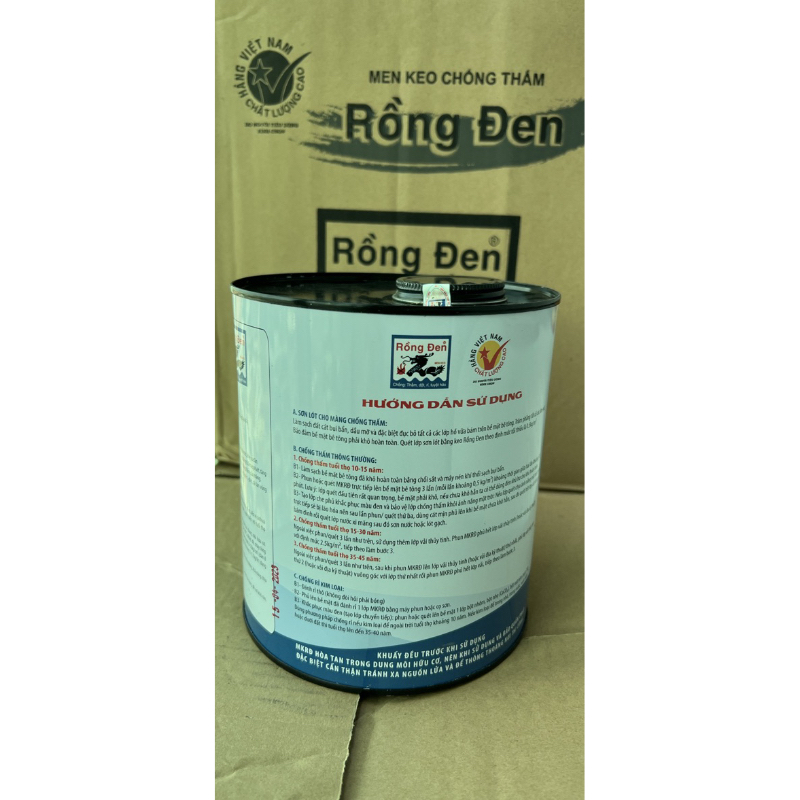 MEN KEO CHỐNG THẤM RỒNG ĐEN 2KG