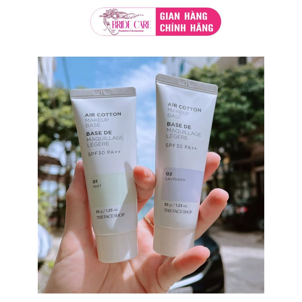 Kem lót kiềm dầu và hiệu chỉnh tông da The Face Shop