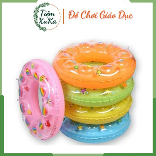 Phao bơi tròn cho bé và người lớn đủ size 60cm / 70cm / 80cm /90cm/ nhiều màu - phao bơi trẻ em