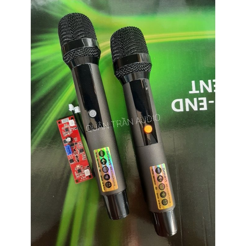 Micro Loa kéo không dây hát karaoke cực hay, tần số UHF