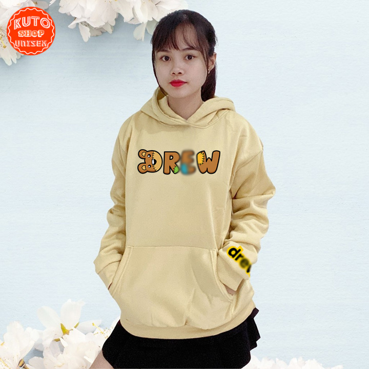 ÁO HOODIE Chữ Cam Nỉ Ngoại Cao Cấp In Pet Siêu Bền Siêu Đẹp
