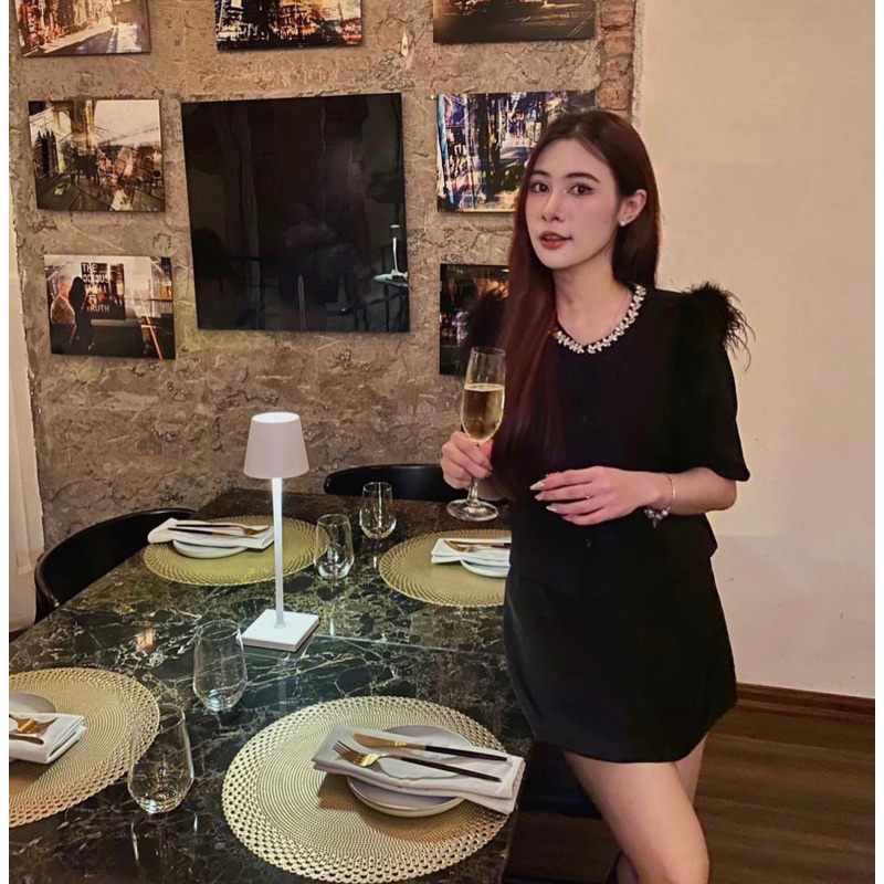 Set đính đá cổ sang chảnh hothit 2023