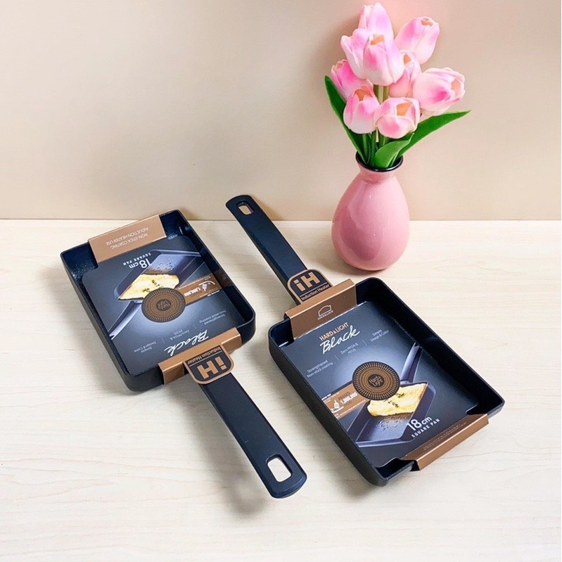 🌺CHẢO CHỐNG DÍNH HÌNH CHỮ NHẬT LOCKNLOCK HARD&LIGHT  LHL5186-IH - HÀNG CHÍNH HÃNG